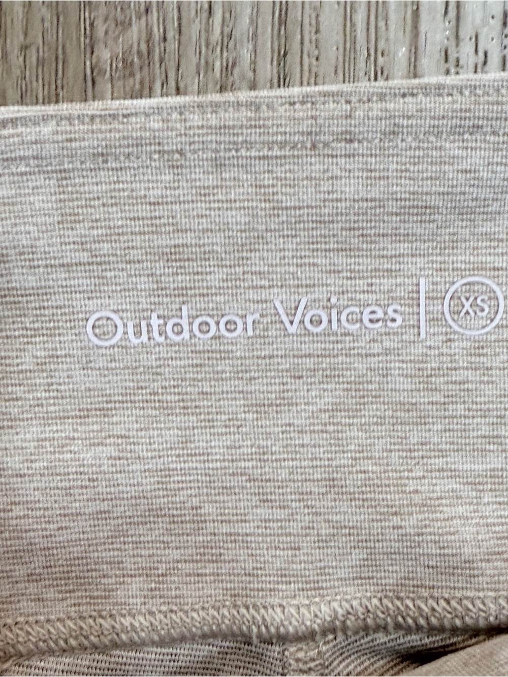 Outdoor Voices 7/8 Tri-Tone Warmup Legging - Picture 4 of 5